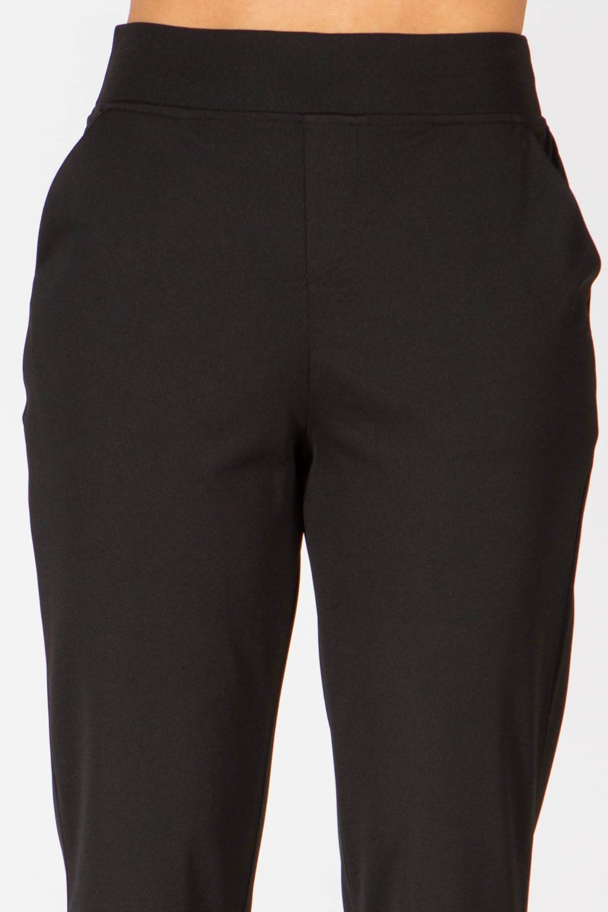 Womens Light Weight Ponte Pull On Pants Slack Dress Bottoms