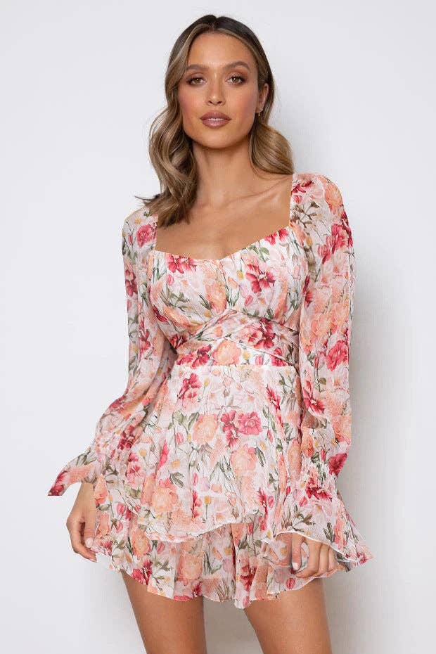 Floral Printing Daily Jumpsuit