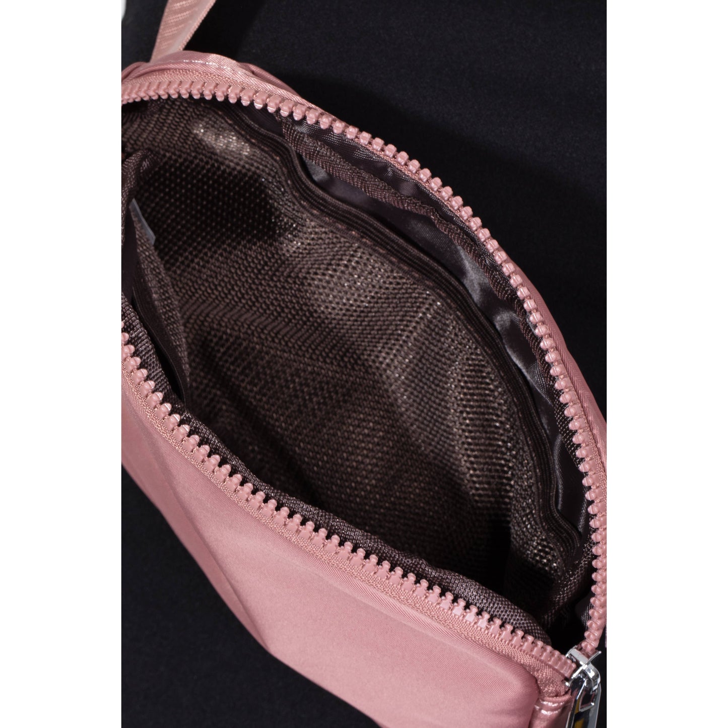 Rectangular Nylon Zipper Fanny Pack